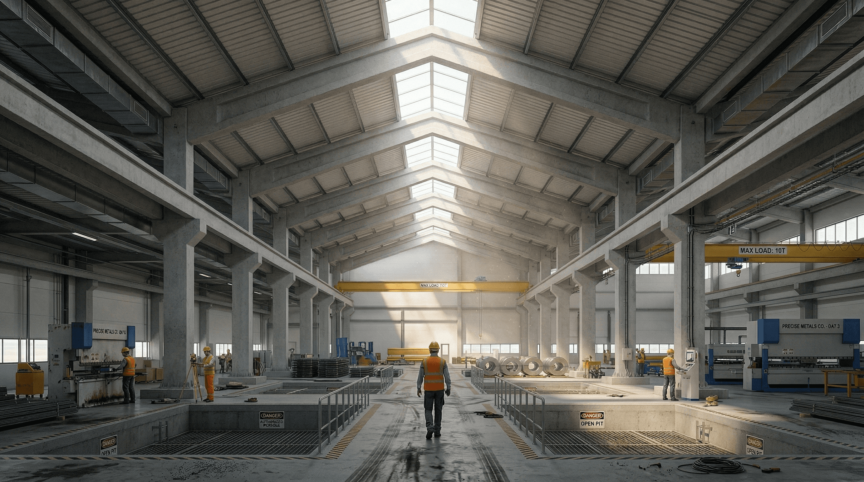 Primary Frames (Columns & Rafters)